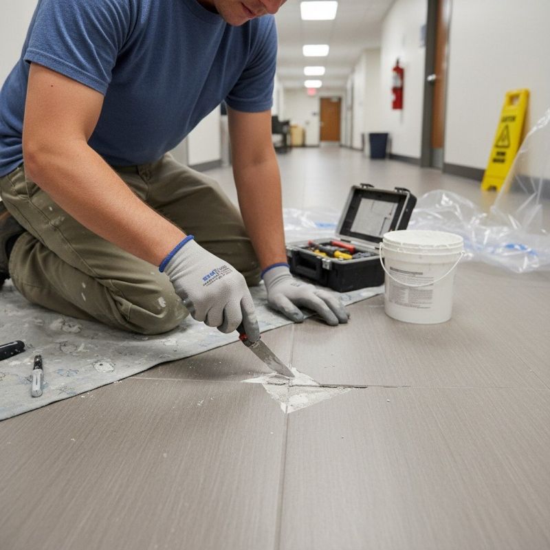 Local Porcelain Tile Repair pros at work