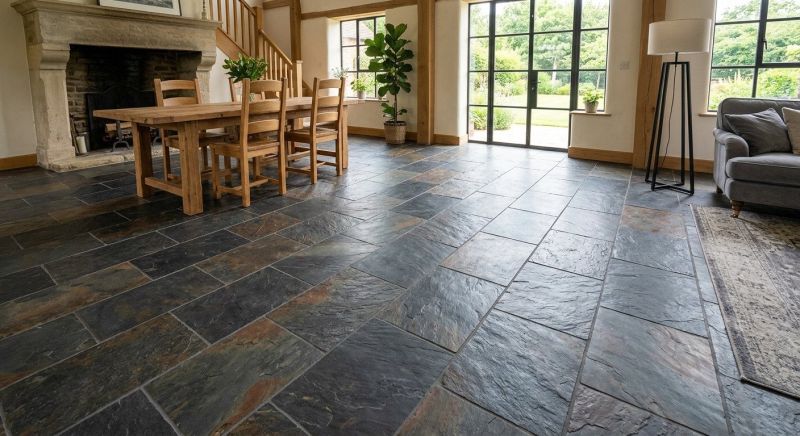 Slate Floor Installation in Overland Park, KS