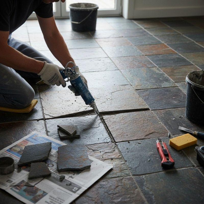 Slate Floor Repair in Kansas City, KS