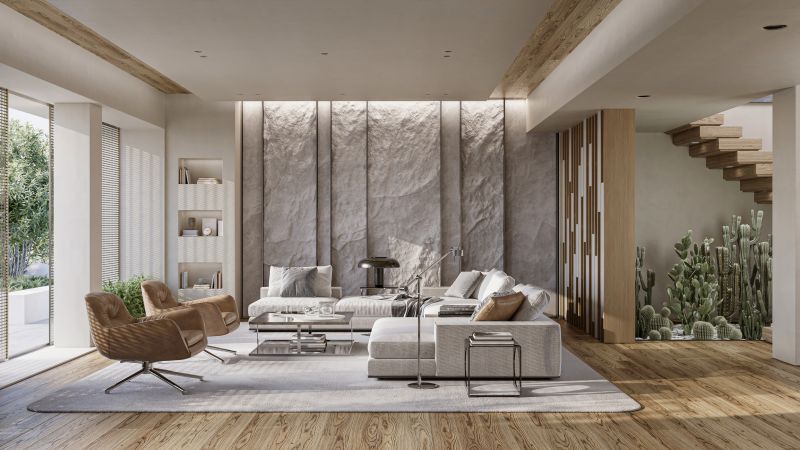 Living Room Tile Accent